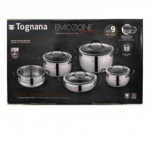 Tognana - Emozione Gourmet 5+4 részes edénykészlet
