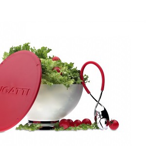 Casa Bugatti - Molla Kiss salátaszedő kanál piros