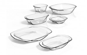 ViDiVi - Chef'n'Table hőálló üvegedénykészlet (3db +3db tető)