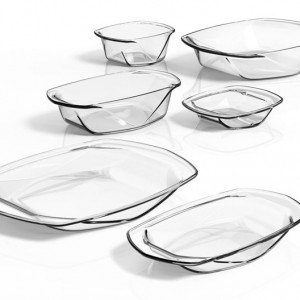 ViDiVi - Chef'n'Table hőálló üvegedénykészlet (3db + 3db tető)