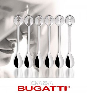 Casa Bugatti - 6db Kiss mokkáskanál